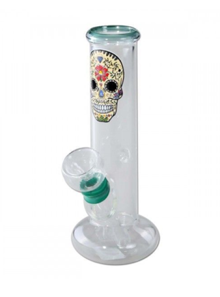 Bong Skull grün